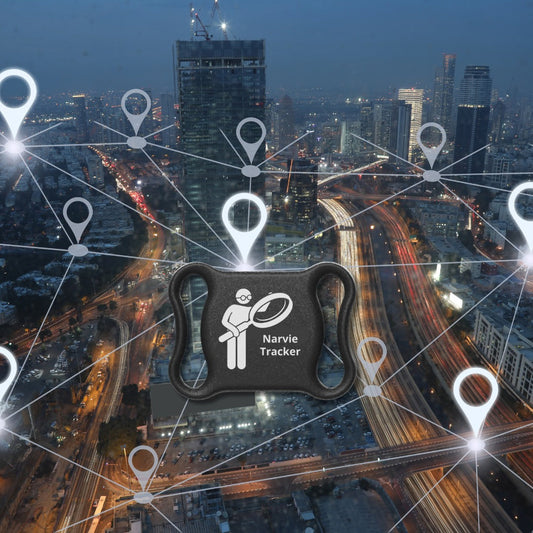 Travel worry-free with the Bluetooth GPS tracker for your suitcase from Narvie Tracker